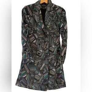 🔥🖤Duro Olowu designer jacket size XS. Stunning black jacket w/ great details!